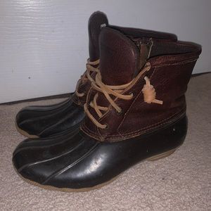 sperry saltwater duck boots